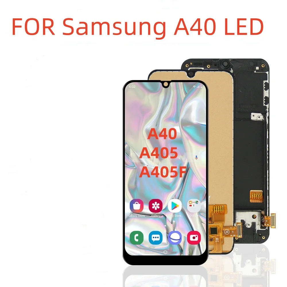 

Качественный экран AAA + для Samsung A40 A405 A405F, ЖК-экран, сенсорный дигитайзер в сборе для samsung a40, ЖК-дисплей