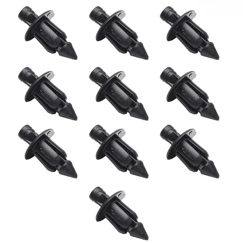 

6mm Black Rivet Fairing Body Trim Panel Fastener Screw Clips For Honda Suzuki Kawasaki Motorcycle Accessories Parts 10/20/30PCS
