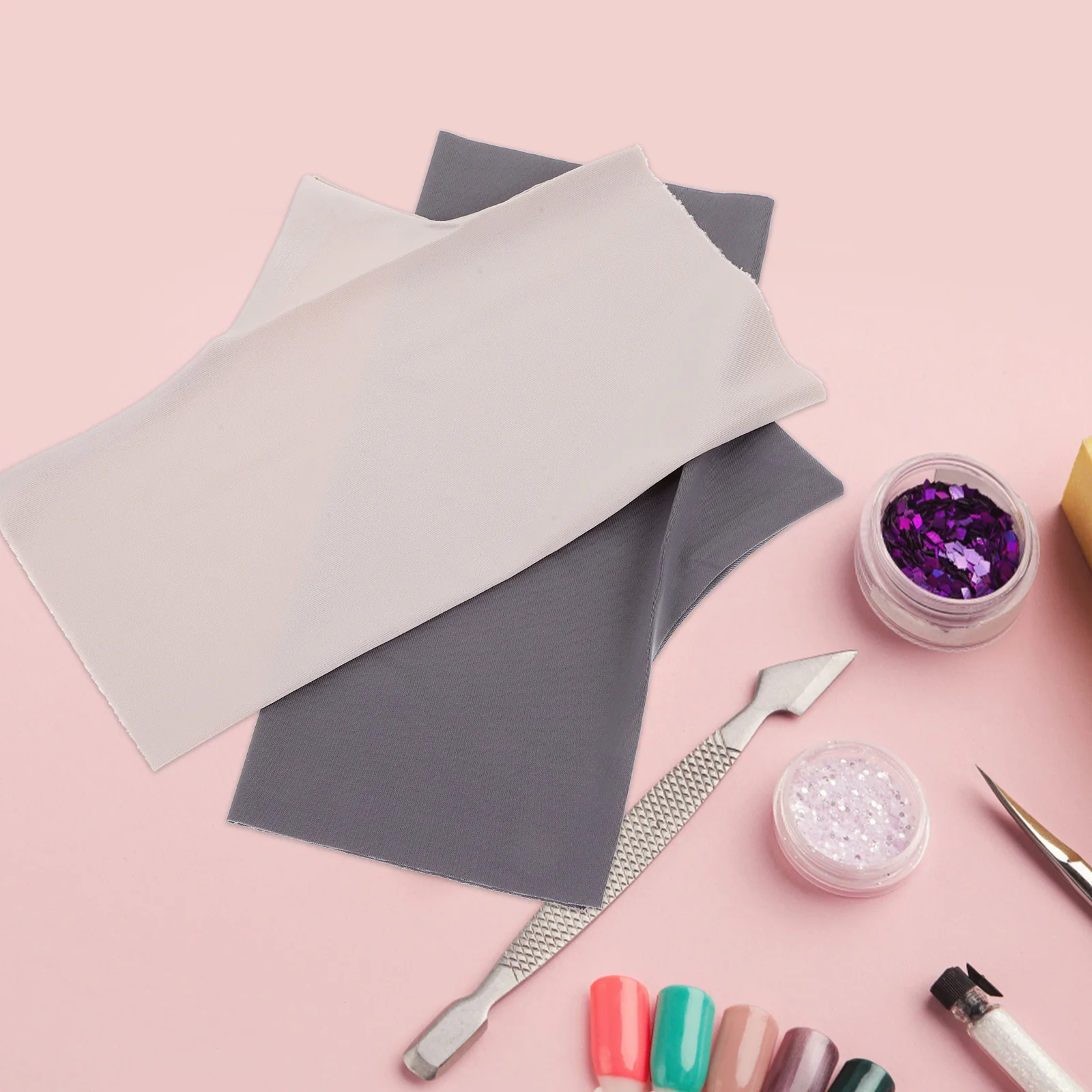 

2Pairs Uv Protection Gloves Fingerless Anti Uv for Women Manicure Gel Nails Reusable Comfortable Outdoor Travel