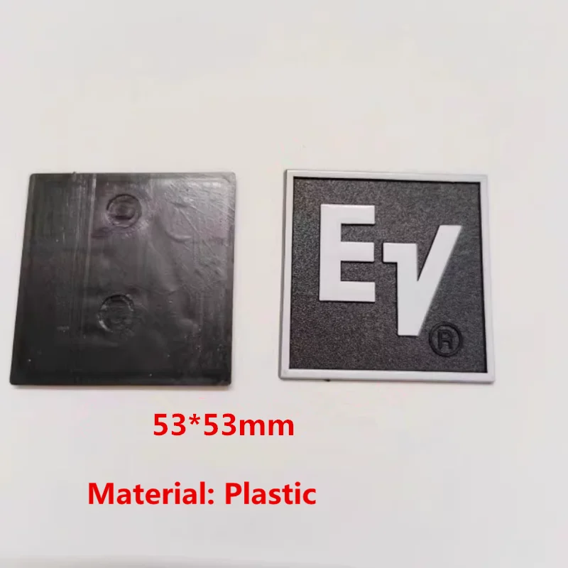 Universal EV Metal Aluminum Signage Sign OEM LOGO Nameplate For Audio Amplifier Speaker Loudspeaker Horn 50*50mm 35*35mm