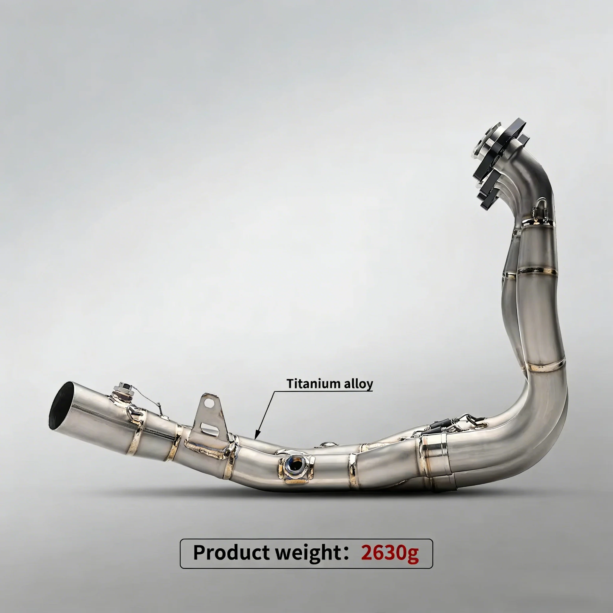 universal 60mm escape motorcycle exhaust system Titanium Alloy front link caliber muffler for YZF-R1 R1M 2025-For R1 R1M
