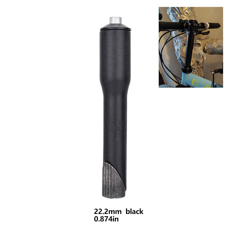 

22.2mm Aluminum Alloy Bicycle Fork Stem Extender MTB Mountain/Road Bike Stem Riser Adapter For 1 1/8" Threadless Steerer Tube