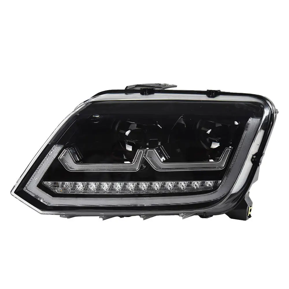 Car Styling Head Lamp For VW AMAROK Pick-up 2010-2020 LED Projector Lens Dynamic Signal Drl Automotive Accessories