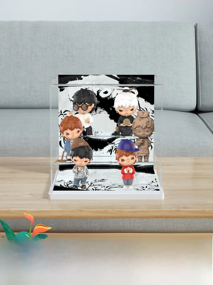 

MART Hirono ×CLOT Series Acrylic Display Case Dustproof Collectible Toy owcase P886 for Anime Cartoon Props