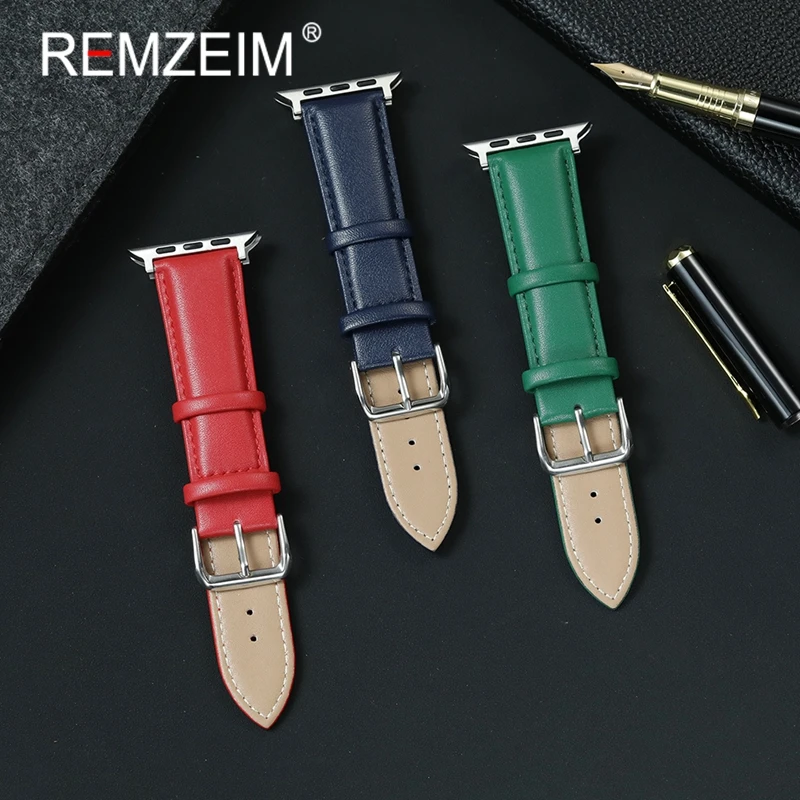 

Women PU Leather Smartwatch Strap for Apple Watch 38mm 40mm 41mm 42mm 44mm 45mm 46mm 49mm 1-10 SE Ultra 2 Wrist Bracelets