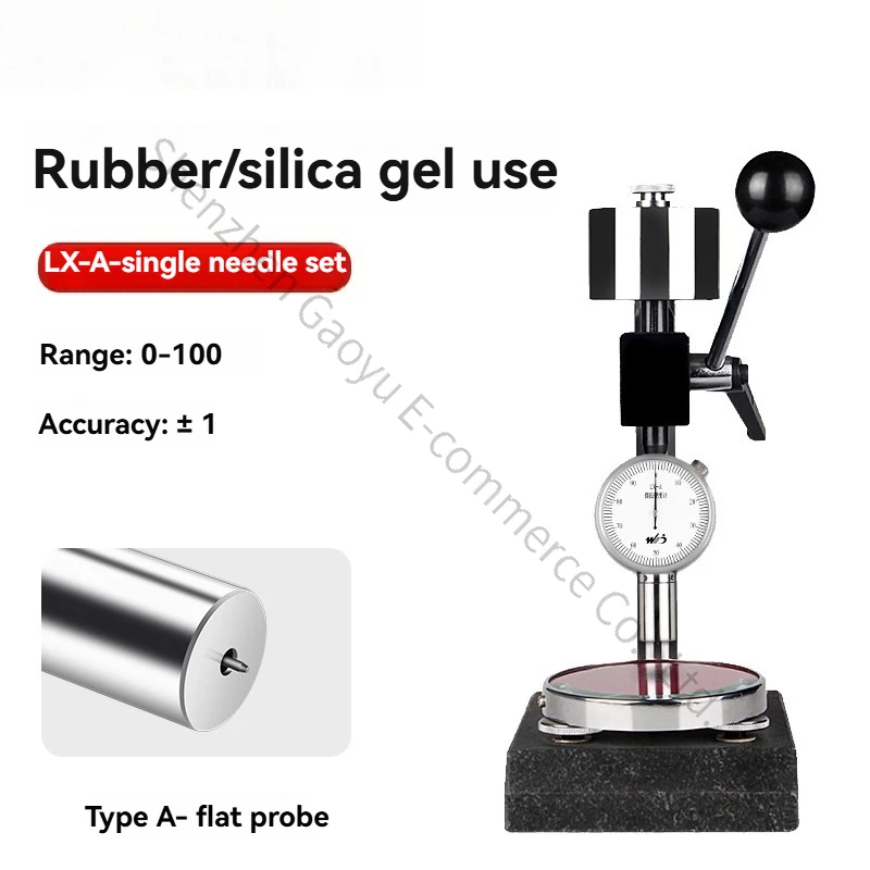 Durometro tipo WeiDu Shore A, tester di durezza portatile LX-A per spugna in schiuma di gomma, controllo della qualità industriale in pelle siliconica