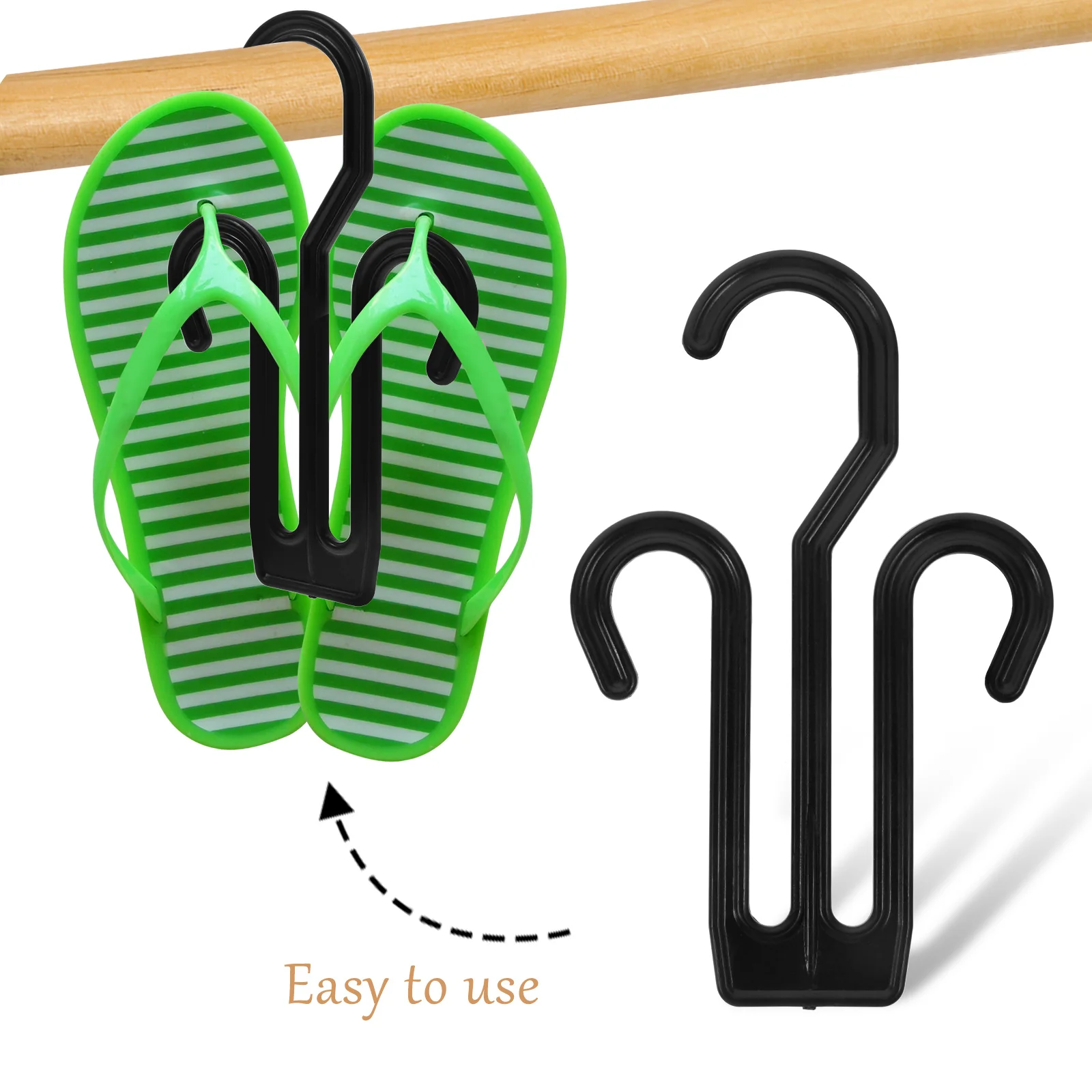 

20Pcs Shoe Hook Drying Rack Plastic Shoes Hanger Home Supermarket Mall Storage Organizer for Sandals