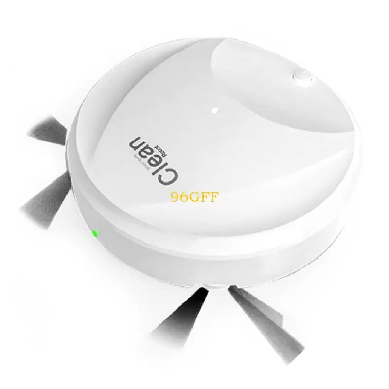 96GF Super Thin Auto Vacuum Cleaner 2.4'' Wet/Dry Use Automatic Obstacle Avoidance Super Quiet One-button Control for Home