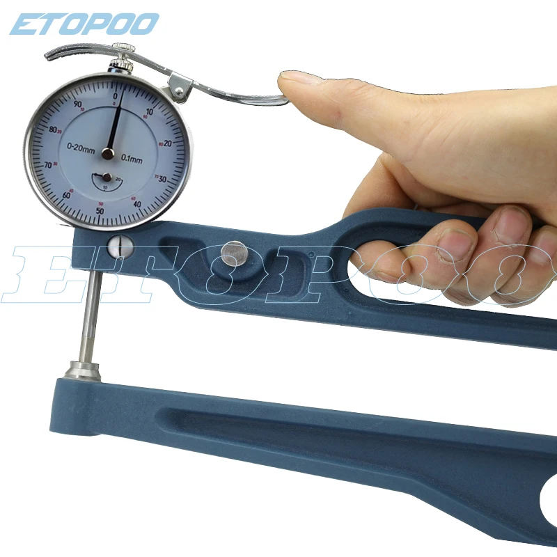 0-10mm/20mmx270mm Dial Thickness Gauge large thickness meter throat range 270mm thickness tester