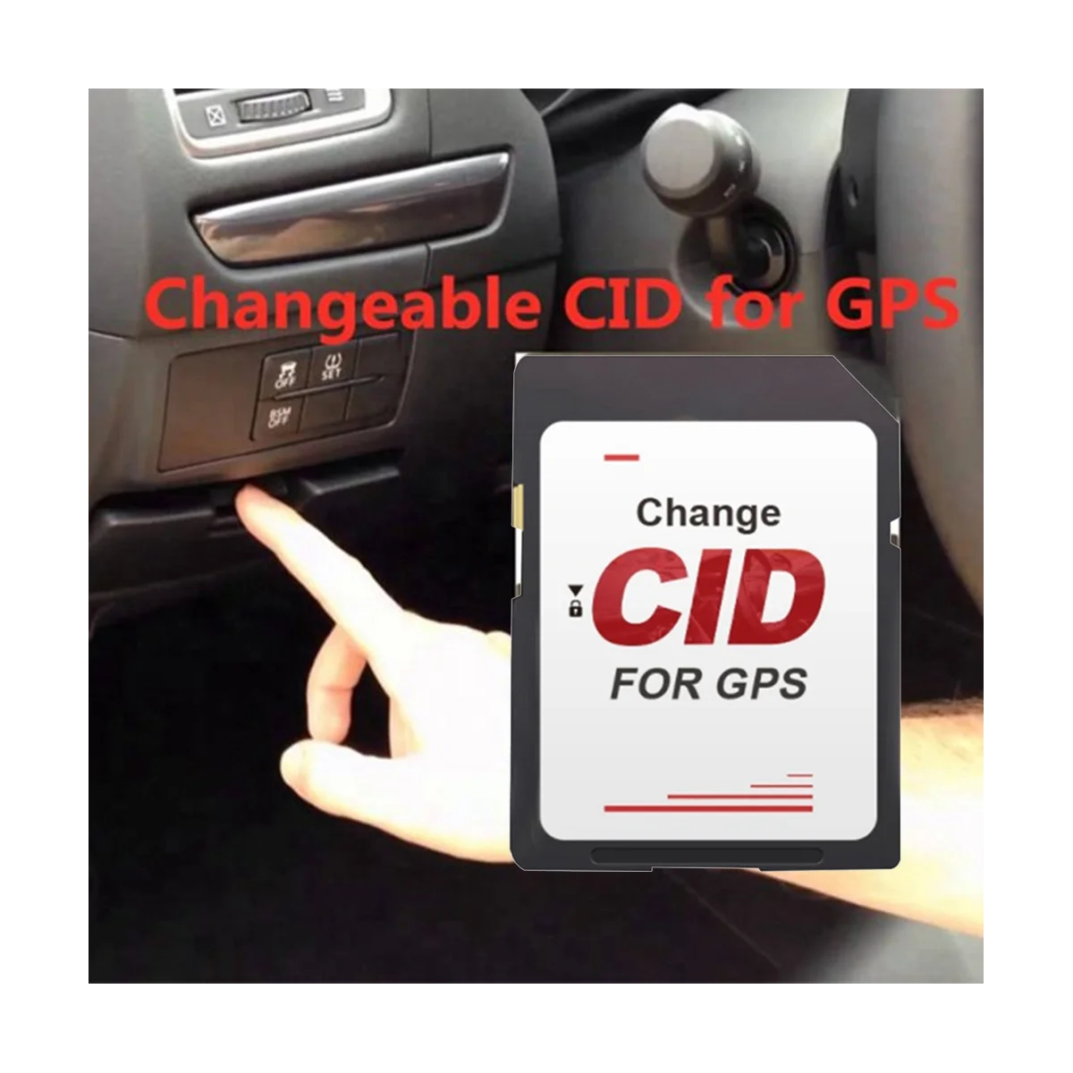 Memory Card SD Card Support Navigation, Code Writing, High Speed Change CID Navigation GPS Map Only Once (32G)
