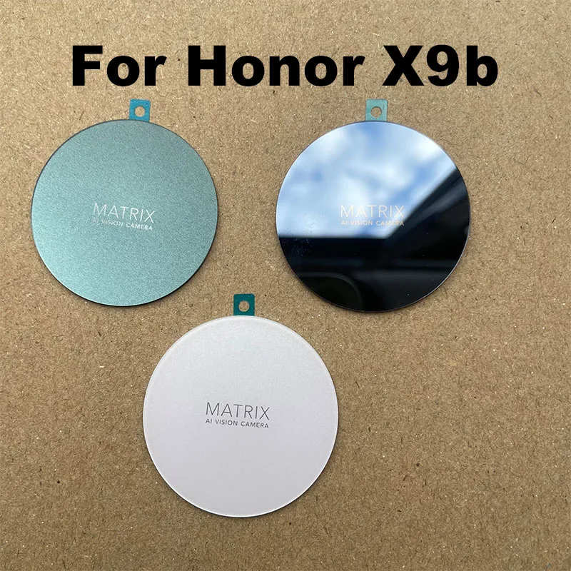 1PCS For Huawei Honor X9b 5G Back Camera Lens Rear Glass With Frame Cover Holder Adhesive Sticker Replacement Inner Outer