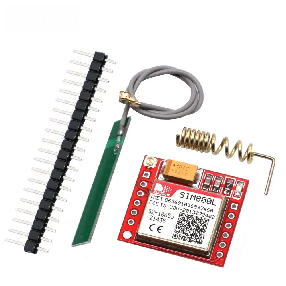 Smallest SIM800L GPRS GSM Module Micro SIM Card Core Board Quad-band TTL Serial Port