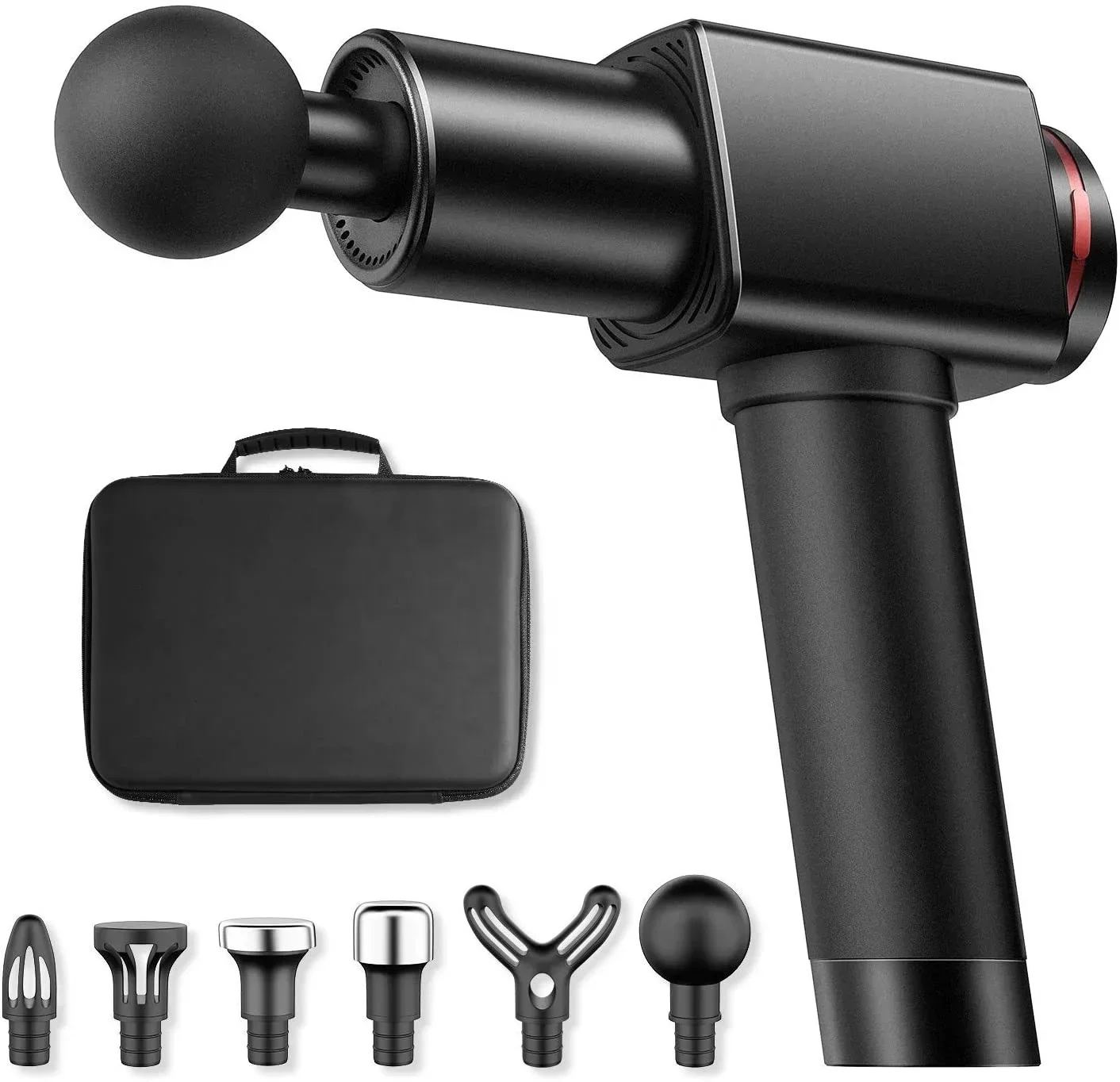 Moalxzo 9 S Массажный перкуссионный массажер для глубоких тканей для облегчения боли 12–220 Вт 40–65 дБ 0–8,5 кг/см 3-5 часов 1040 г