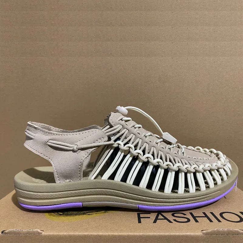 2023 Unisex Fashion Sandals Women Breathable Light Anti-slip Women Casual Shoes Beach Platform Design Outdoor Men Shoes 35-48