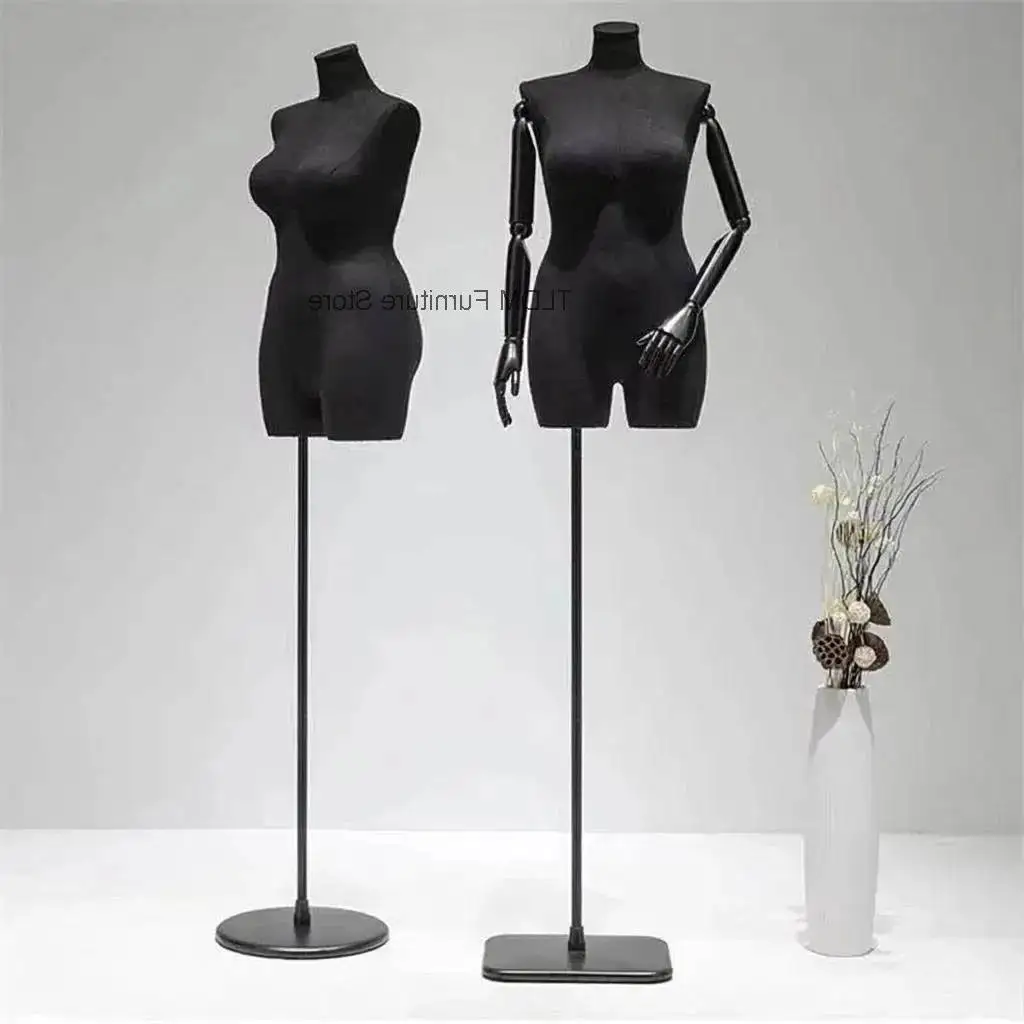 Women's Female Bust Store Mannequin Large Window Size Fat Mannequins Display Props Clothing Clothing Store Model Display Stand Z