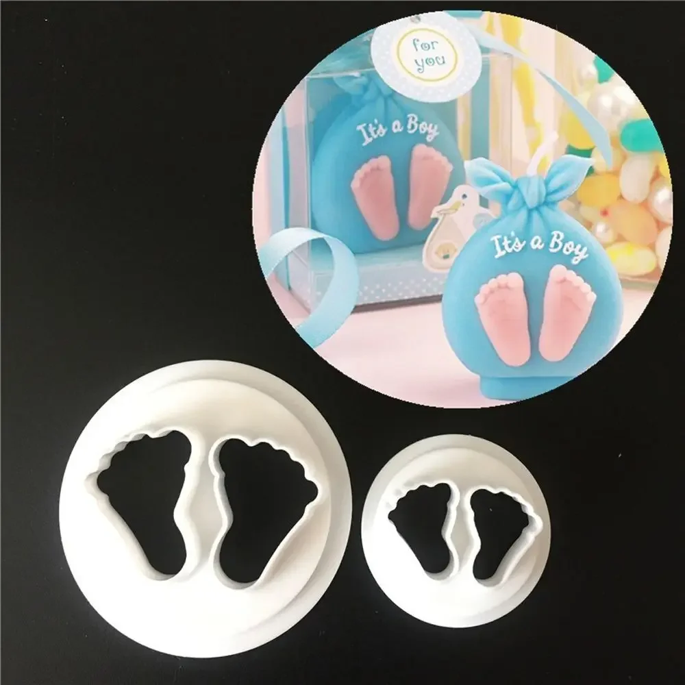 

Cute Baby Feet Shape Cake Mold DIY Fondant Chocolate Mold Cookie Cutter Bakeware Sugar Craft Baking Dish Cake Decorating Tools