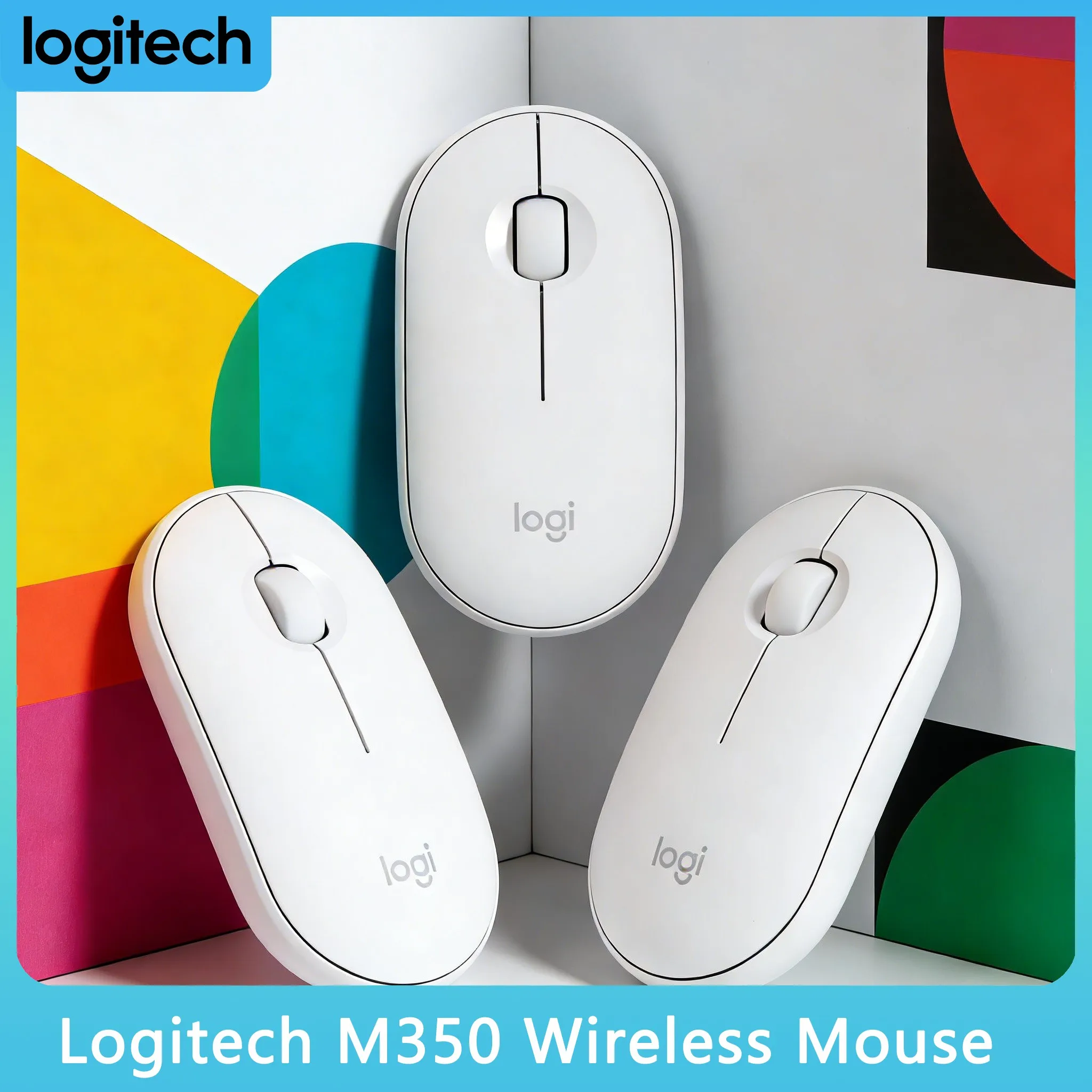Ratón Inalámbrico Logitech M350 Pebble - Listo para la Oficina