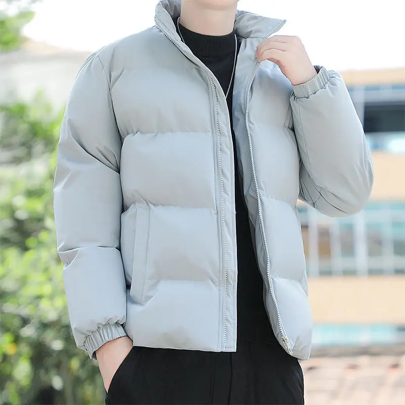 

Men's Winter Thickened Cotton Padded Jacket 2025 New Arrival Casual Youth Style Versatile Outerwear Stylish and Warm