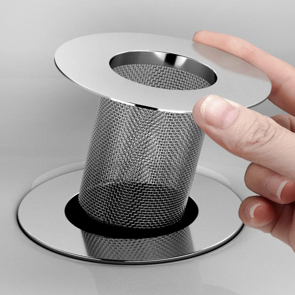 Multifunctional Anti-clogging Mesh Kitchen Bathroom Anti-blocking Hair Catcher Sink Strainer Hair Trap Floor Drain