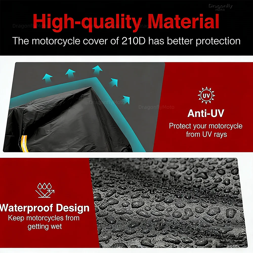 For Super 73-S1 73-S2 73-Z1 73-ZX 73-RX Motorcycle Cover Thick 210D Waterproof Outdoor Uv Protective Dust Rain Sunshade view 5