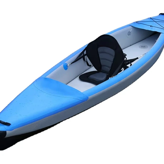 

For High-Pressure Drop Seam Bracket Reinforced Single Person Inflatable Kayak Heavy Load Bearing PVC Canoe For Rowing Boats