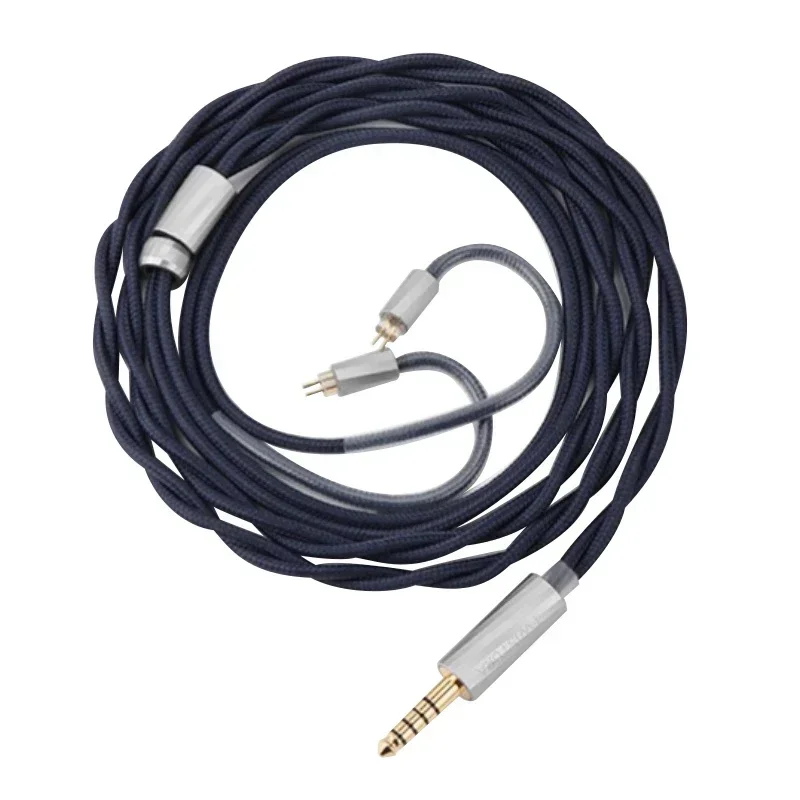 TWISTURA Rhyming Dust Headphone upgrade cable High-Performance Audio Silver-Plated, Pure & OFC Hybrid Coax Earphone Line