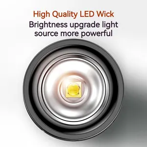 Philips 2024 مصباح يدوي محمول جديد EDC مصابيح يدوية LED قابلة لإعادة الشحن للدفاع عن النفس للدفاع عن النفس والتخييم والمشي لمسافات طويلة أعلى 8 مبيعات للفانوس الداكنة - رقم 8