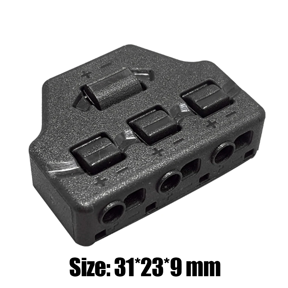 Quick Splitter 3/6 Ports Push-in Fast Quick Wire Connector Distribution Wiring Cable Splitter for LED Lighting Terminal Block