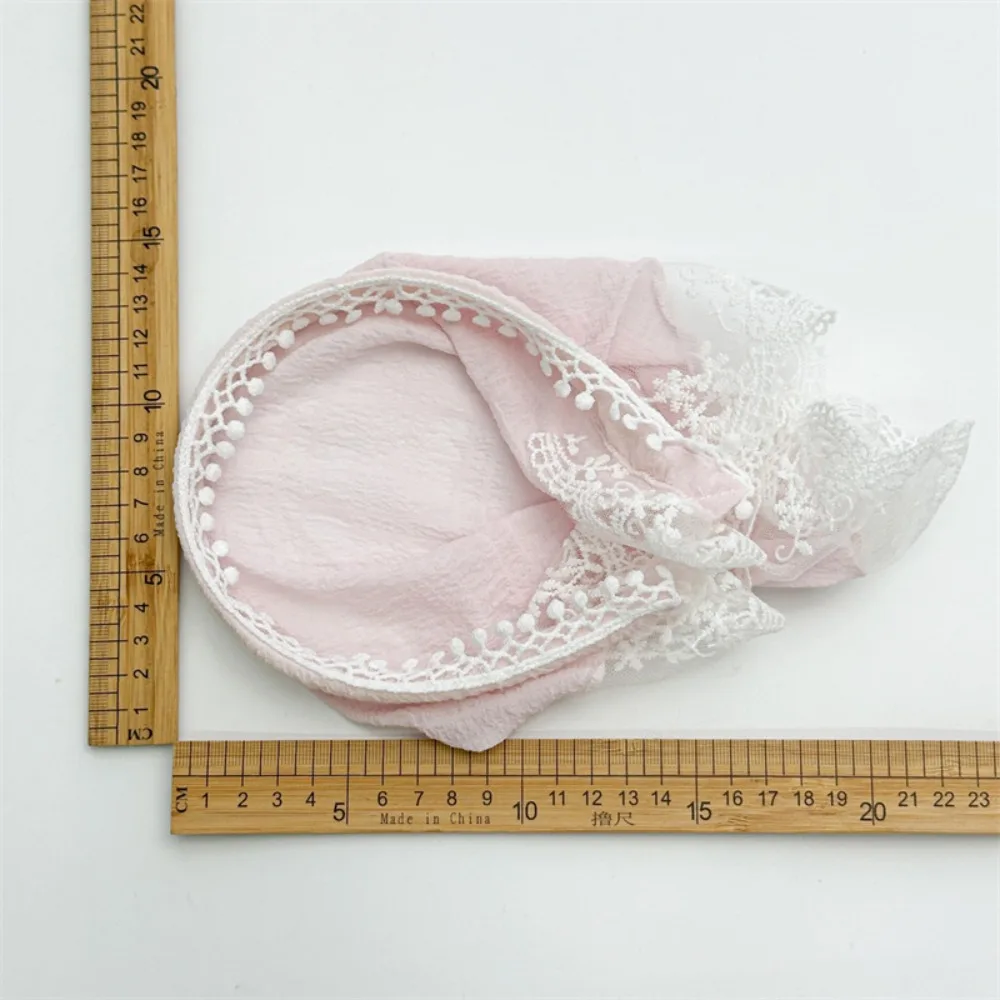 Korean Ins Lace Hair Scarf Women Retro Triangle Hair Band Hair Hoop Travel Photo Headband Turban Accessories