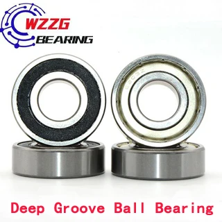 WZZG 6200 6201 Deep Groove Ball Bearing High Quality Mechanical Double Seal Ball Bearing 10 * 30 * 9mm 12 * 32 * 10mm
