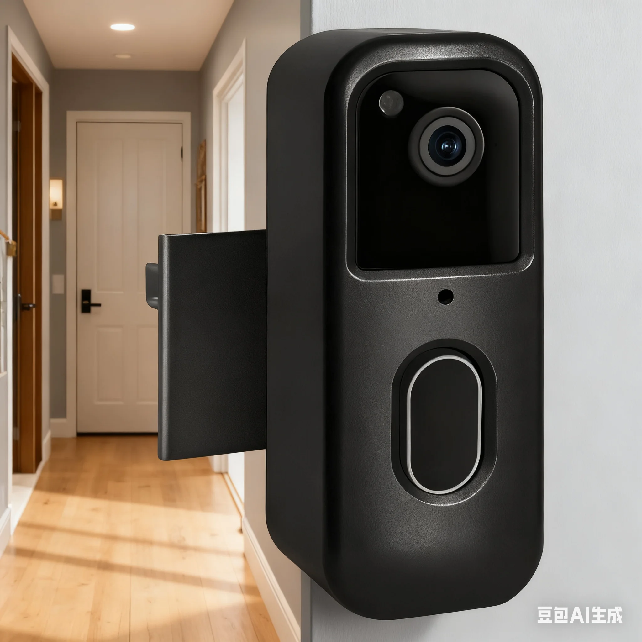 1 Pcs Anti-Theft Doorbell Mount Protective Cover Black For Blink Video Doorbell 2nd Gen  Replace Practical Accessories