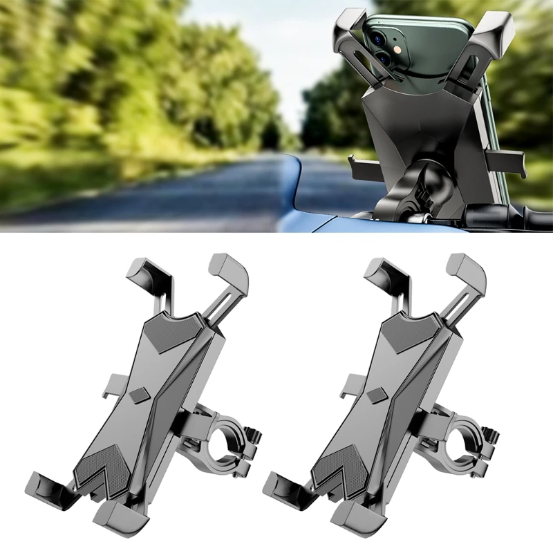 Phone Holder Mount for Bike Motorcycle Handlebar / Rearview Mirror 360° Rotation