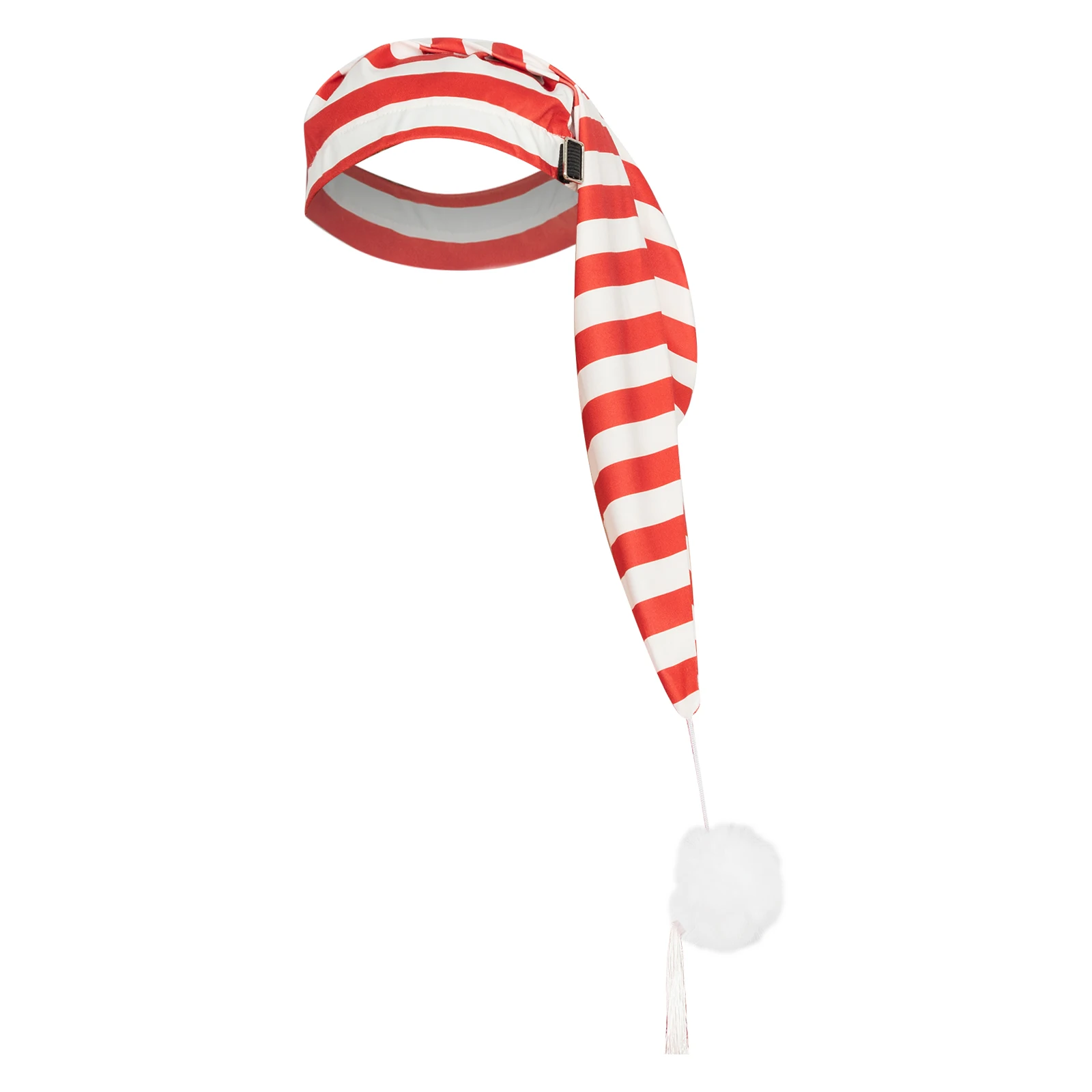 

Striped Christmas Cap Adjustable Pajama Sleeping Hat for Adults Women Men Night Cap Pointed Cap for Xmas Hat Party Thanksgivings