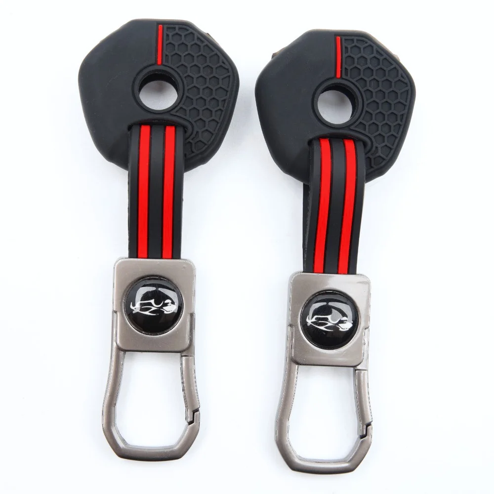 Silicone Car Key Fob Cover For Yamaha YZF R6 YZF R3 YZF R1 YZF R7 with clasp holder Non Slip Precise Fit Full Coverage