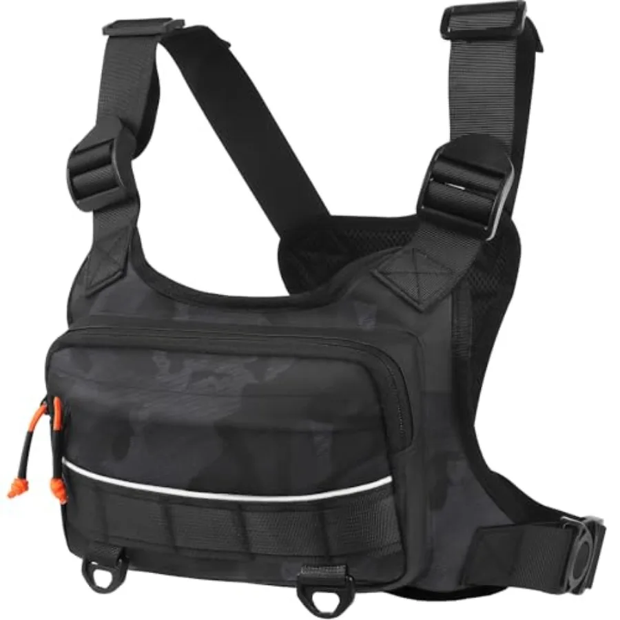 

Нагрудная сумка для мужчин и женщин, вместительная, водонепроницаемая, для бега.