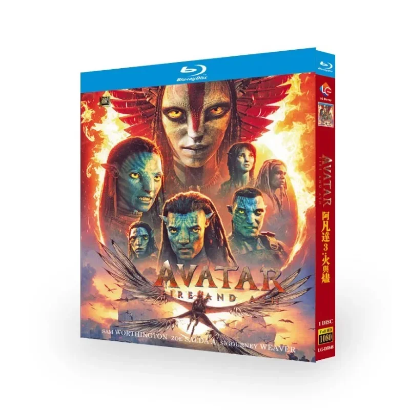 Avatar Fire and Ash (2025) 1-Disc New Sealed Box Set English Audio Blu-ray disc High Definition BD image 2