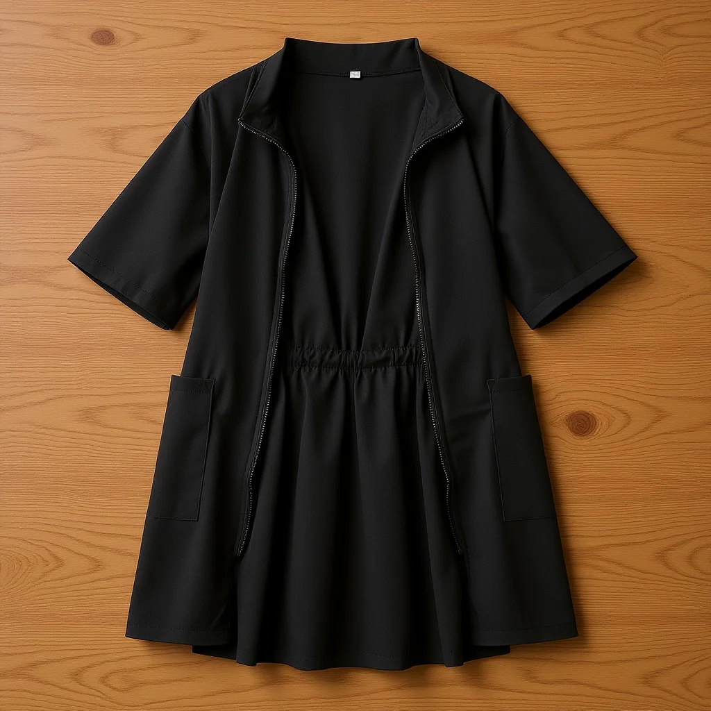 Grembiule da toelettatura per cani in nylon nero impermeabile per salone di animali domestici, taglia L, grembiule protettivo per animali domestici, uniforme da bagno, grembiule per toelettatura per cani