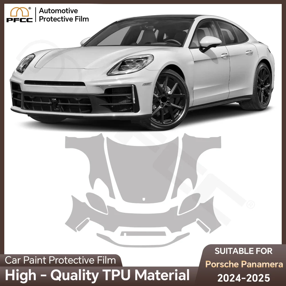 

9mil For Porsche Panamera Base 2024-UP TPU Paint Protection Film Clear Bra Pre-cut Car Body Anti-Scratch Resistant Invisible Kit