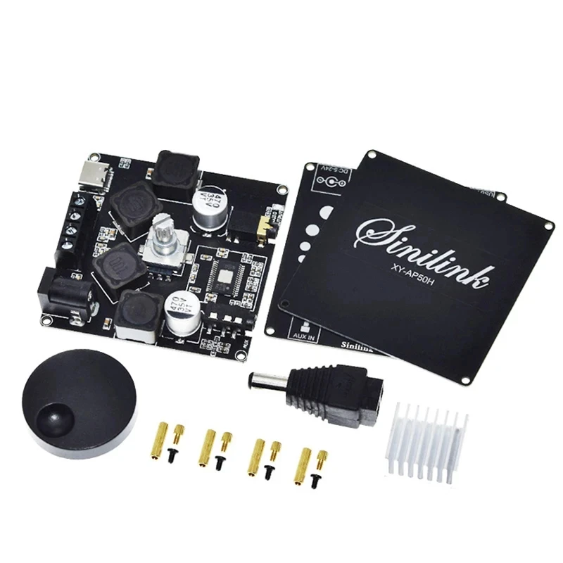 HIFI Fever Grade 2.0 Stereo Bluetooth Digital Power Amplifier Board 50WX2 Speaker Audio Amplification TPA3116D2 XY-AP50H