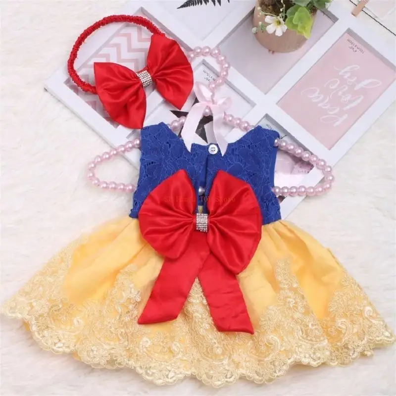 96GC الرضع التصوير الزي الأميرة زي القوس عقال فوتوستوديو الدعائم دعوى طفل صور زي الوليد دش هدية