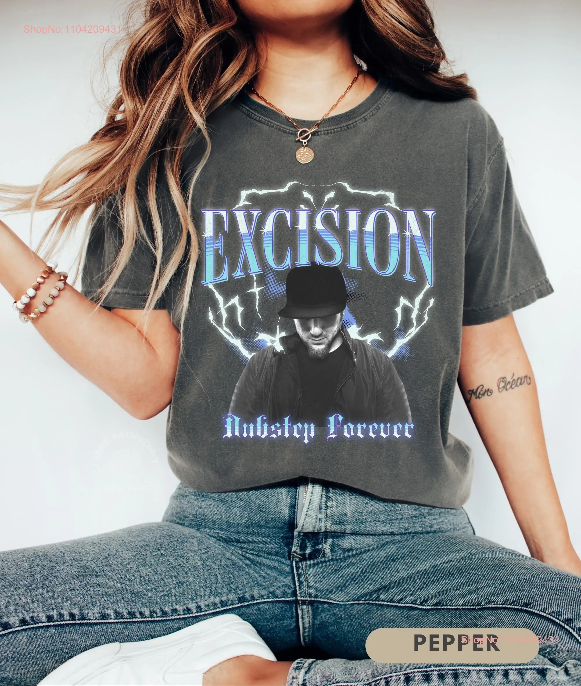 Excision T Shirt Dubstep Forever Bootleg EDM Rave Riddim Festival Outfit Bass Music Lover Wear For Raver