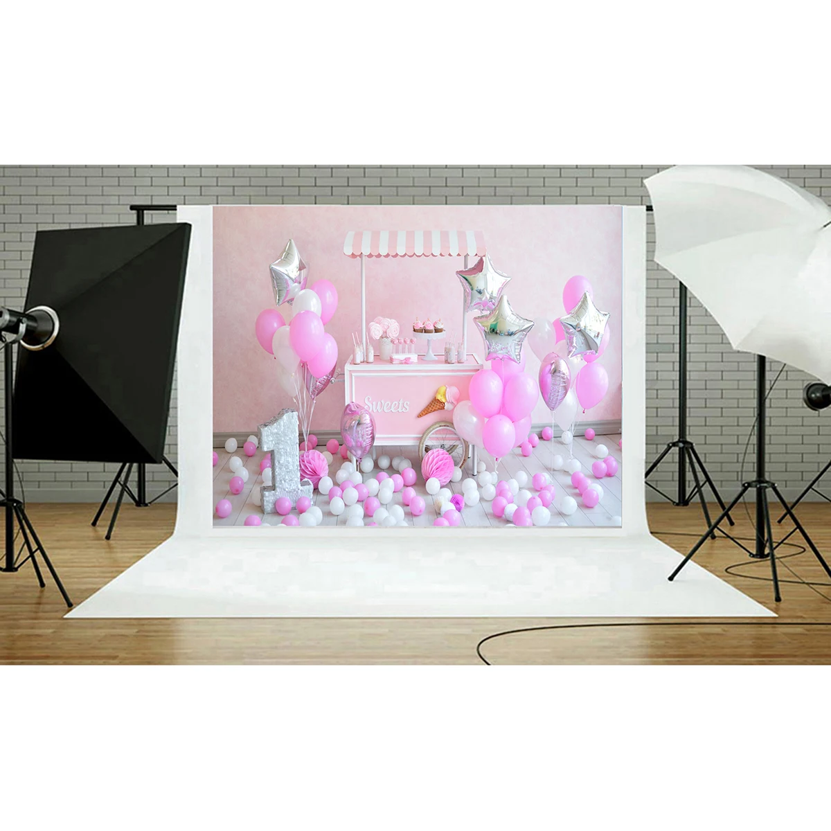 

Photography Background 1st Birthday Backdrop Props Kids 1St Birthday Backdrop Cloth Photo Studio Supplies Seamless Durable