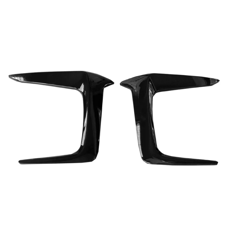 

2PCS Car Front Fog Light Lamp Cover Splitter Trim Side Bumper Frame Air Intake Vent Lid For Toyota RAV4 2020-2022 Parts