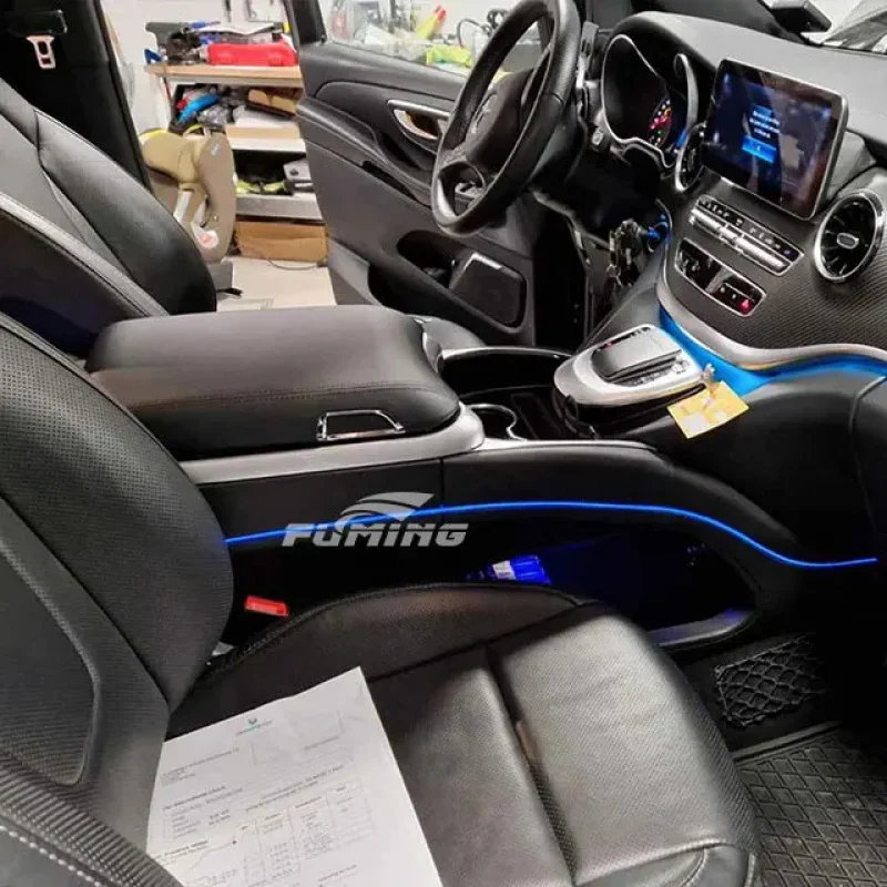 New style V-Class W447 Suitable for Benz center console modified armrest box V260 refrigerator with touch screen model