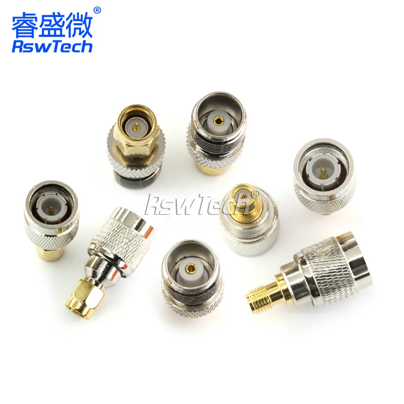 RF Coaxial SMA/TNC-JJ/JK/KJ/KK Male and Female Adapter Gold-plated Connector Plug