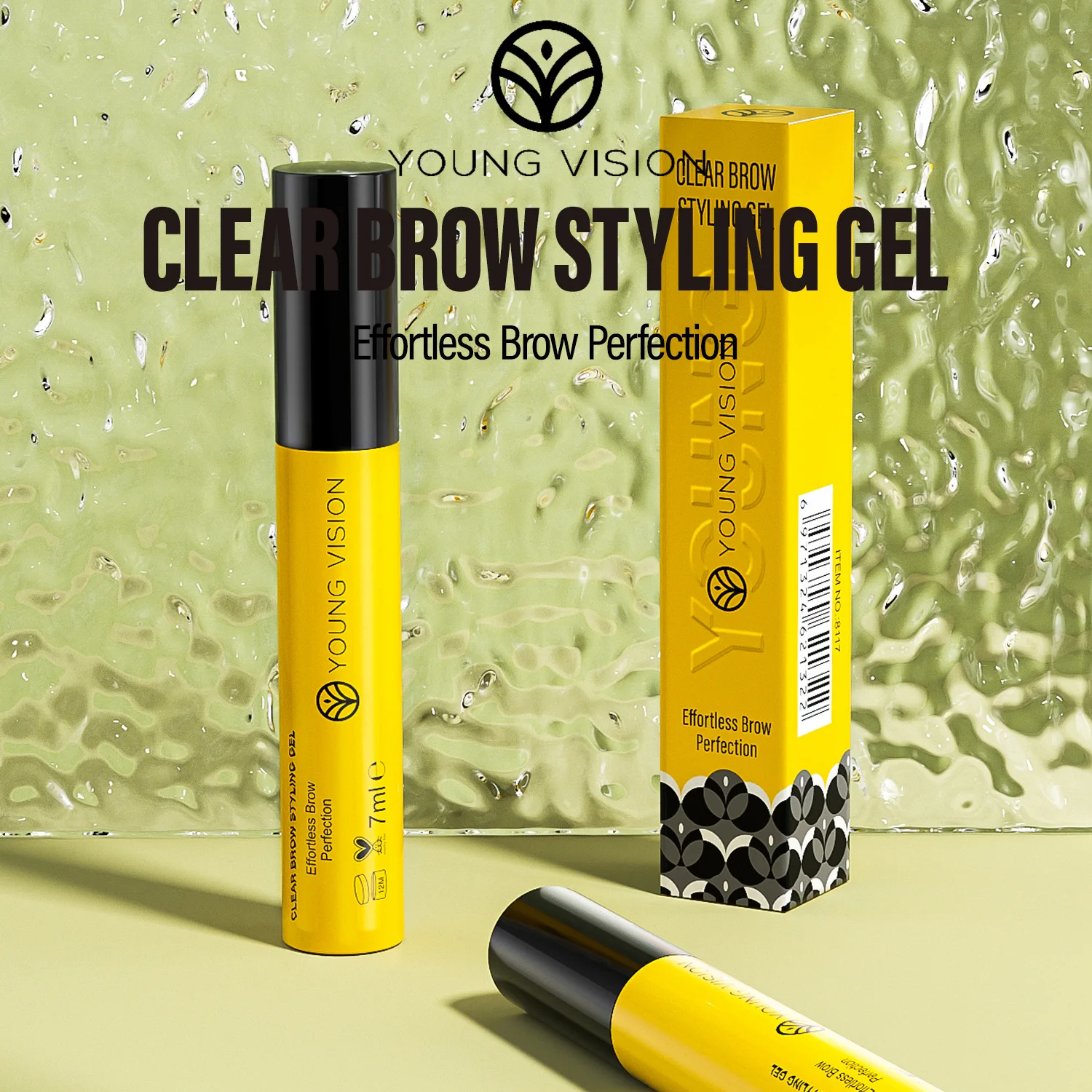 YOUNG VISION Styling Eyebrow Gel transparent waterproof natural longer lasting stereoscopic eyebrow gel large brush head