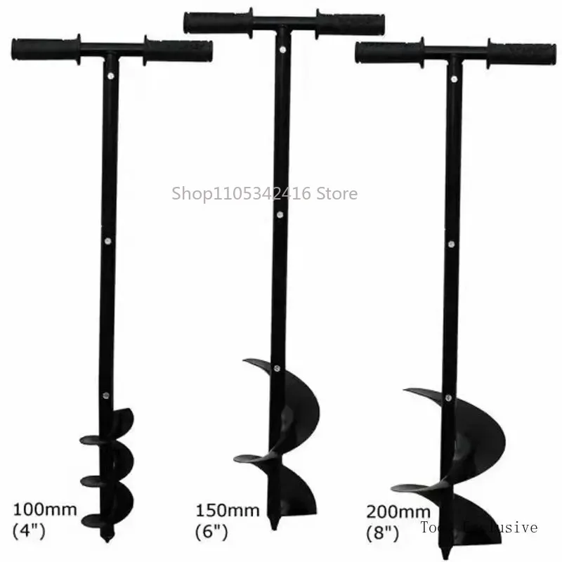 Handheld Gardening Drill & Soil Loosening Bit, Manual Pot Hole Digger forSeedlingPlanting,Farm&GardenPunchingPlantingAccessories