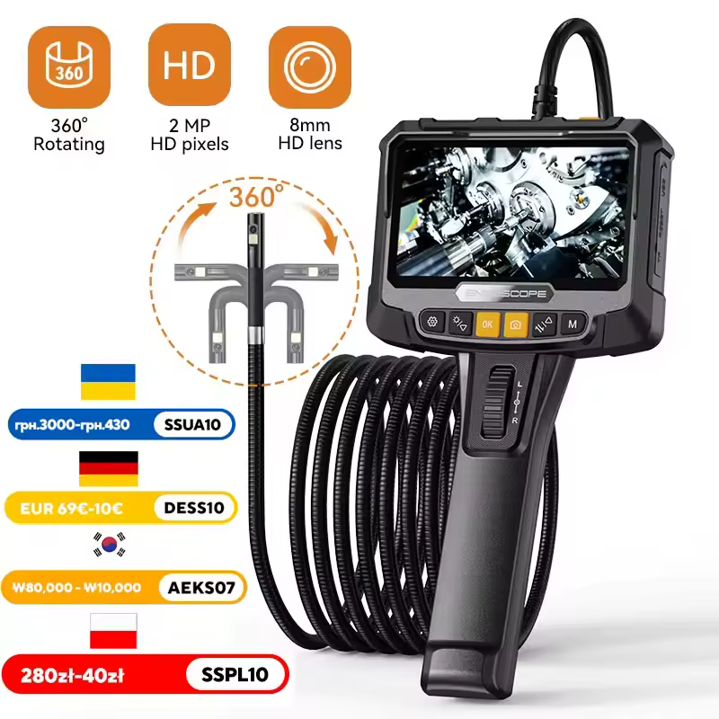 Steering Industrial Endoscope