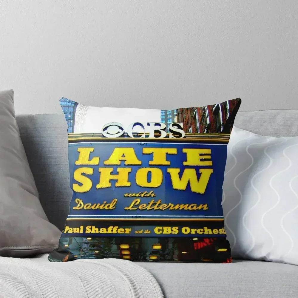 

The Late Show With David Letterman Throw Pillow Bed pillowcases anime girl Pillow Case Christmas Cushion Cover For Sofa pillow