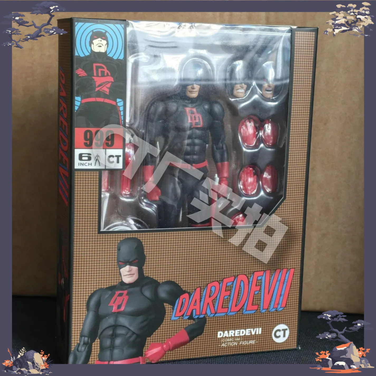 

In Stock Original Ct Toys Daredevil Action Figure Mafex 223 Figures Comic Version Figure SHF Anime Figurine Statue Model Toys
